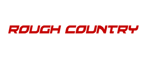 Rough Country logo in red, stylized text on a white background.