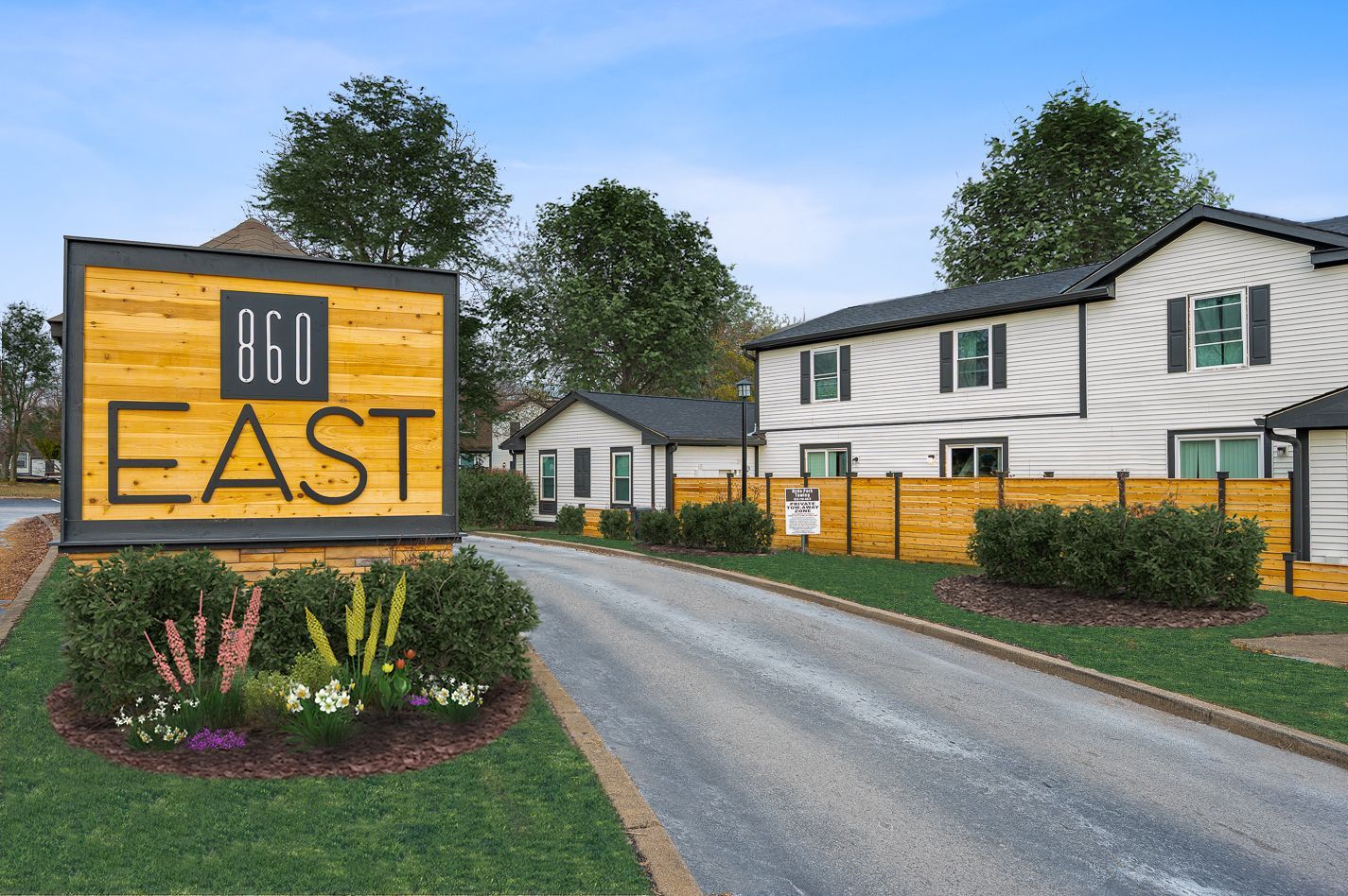 860 east front sign