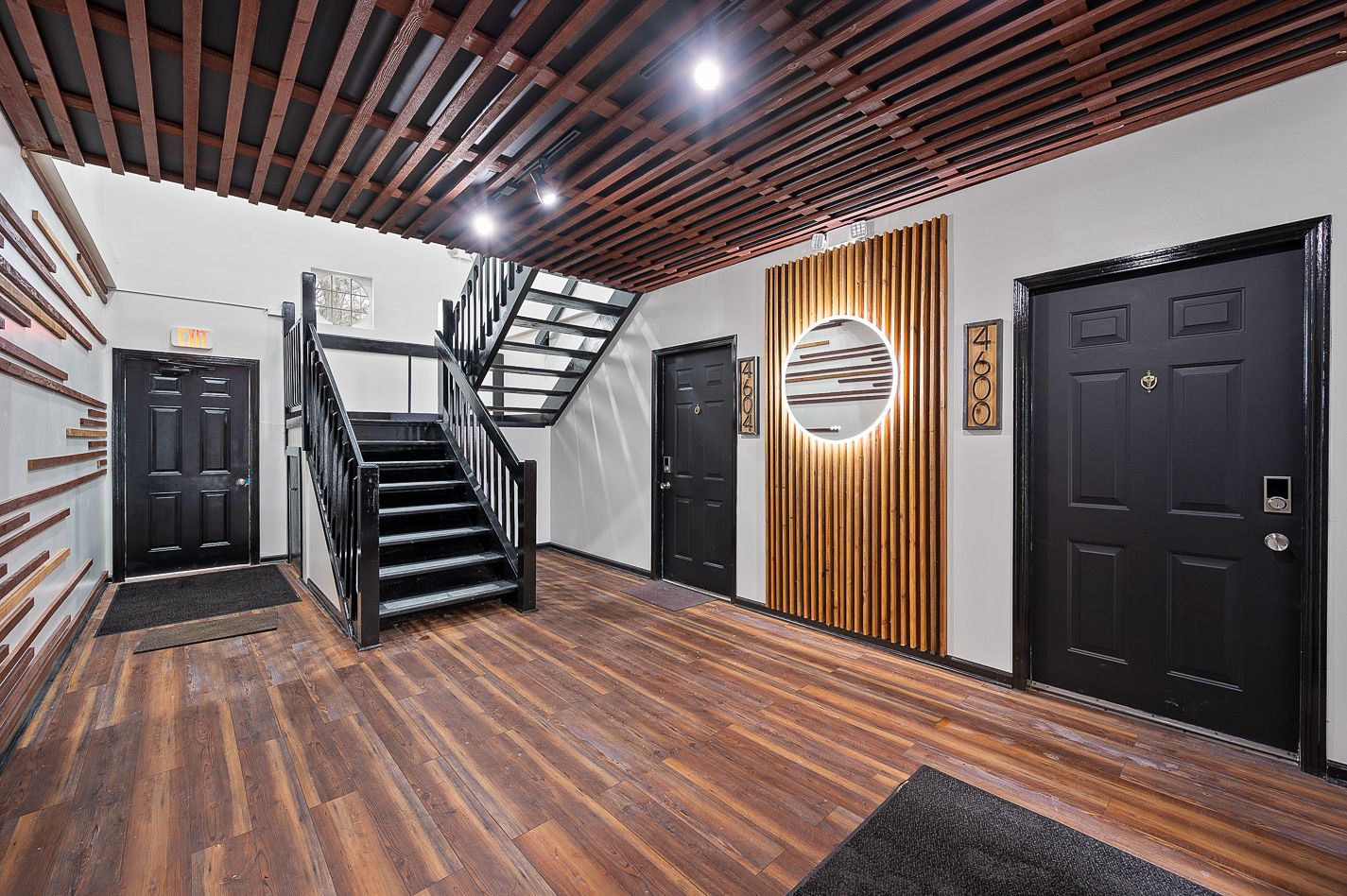 common hallways to apartments