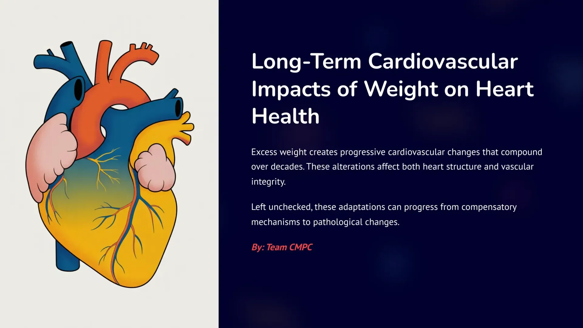 Long term cardiovascular impacts of weight on heart health