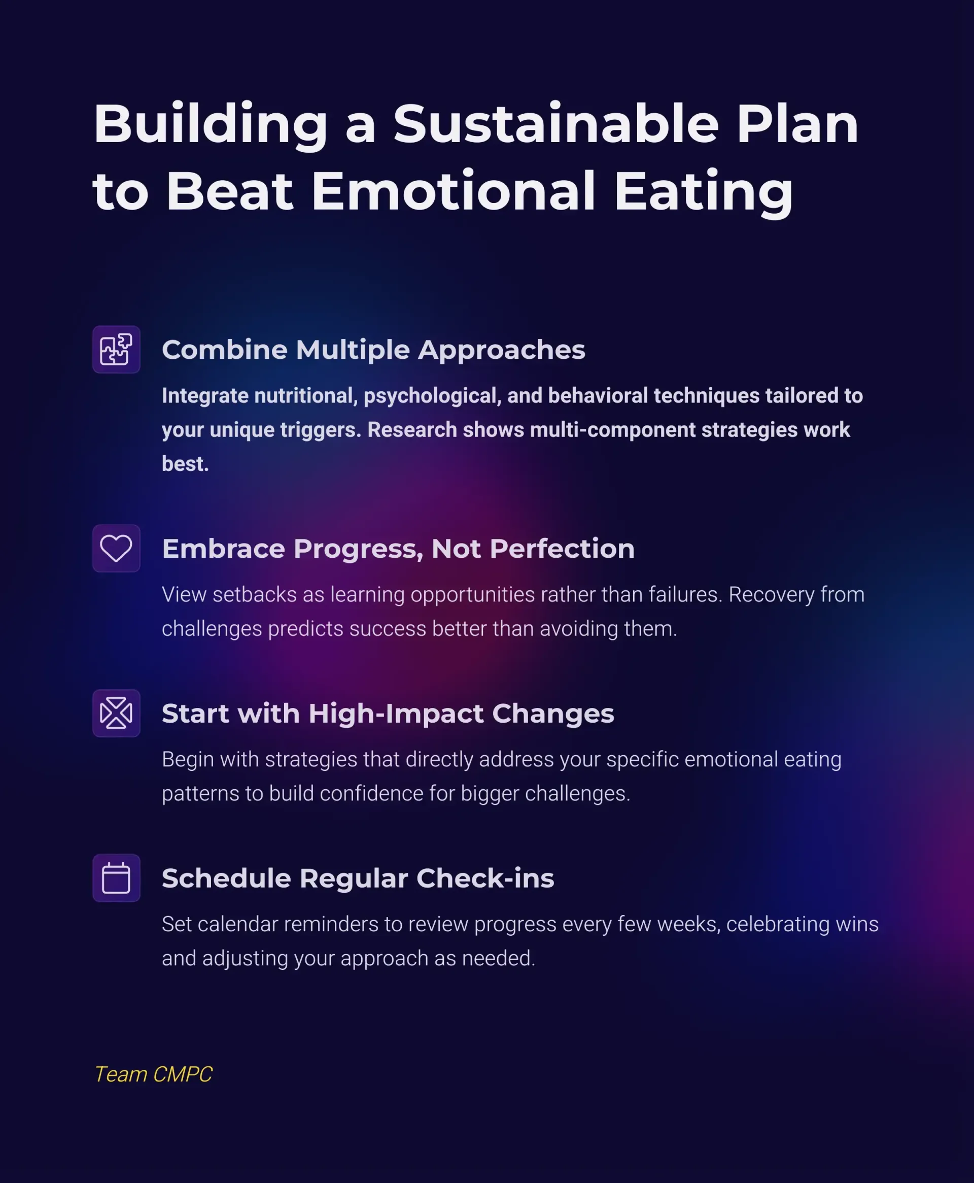 Building a Sustainable Plan to Beat Emotional Eating