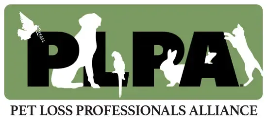 A logo for the pet loss professionals alliance