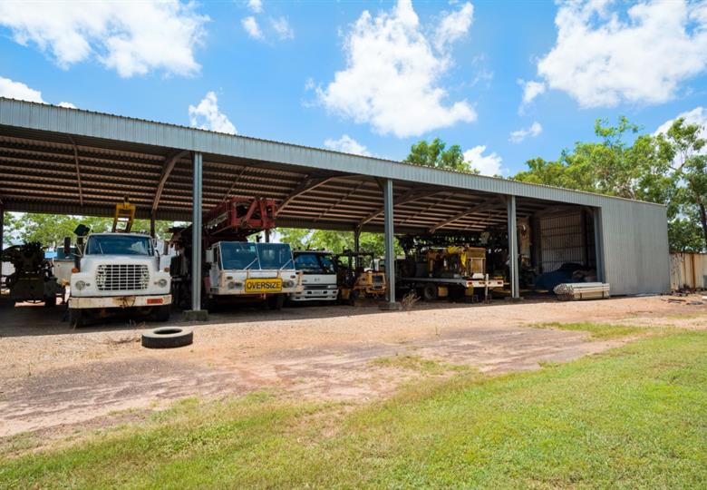 Wet season machinery storage