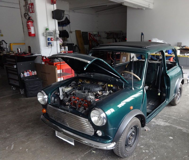restauro mini cooper