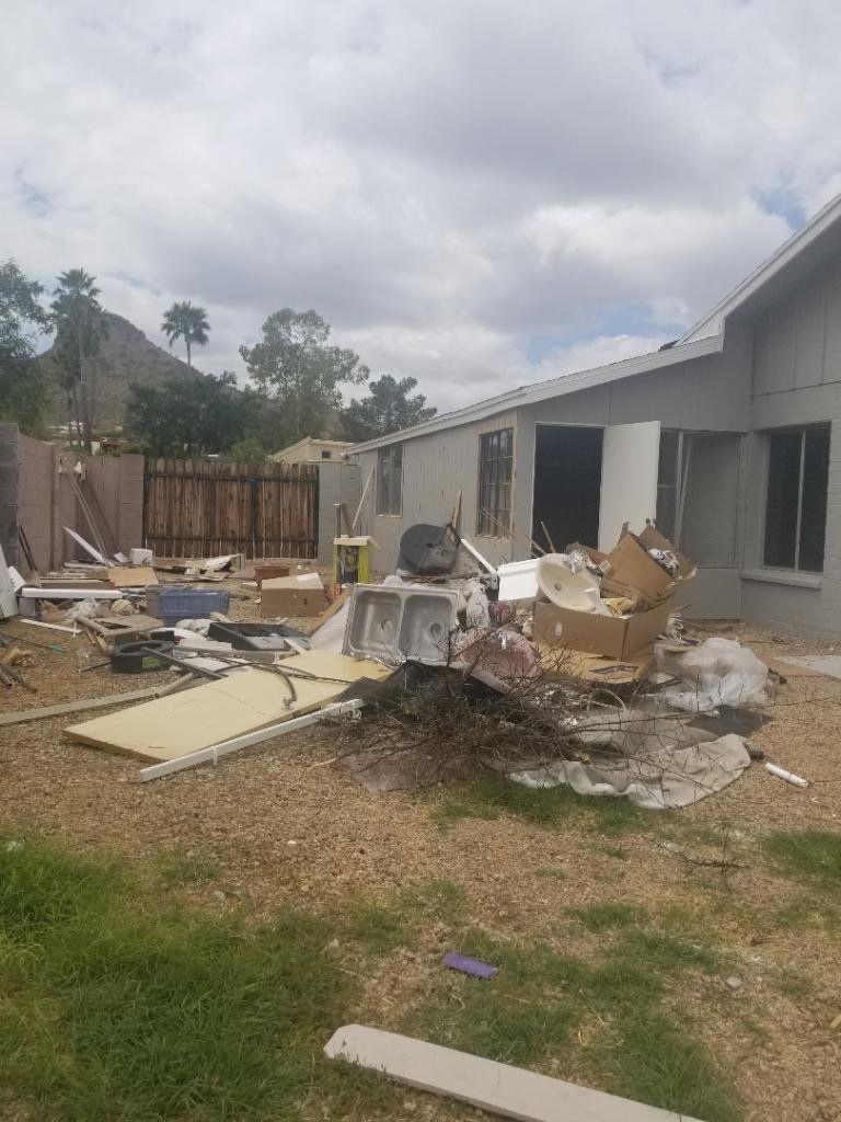 Construction debris removal Tempe AZ