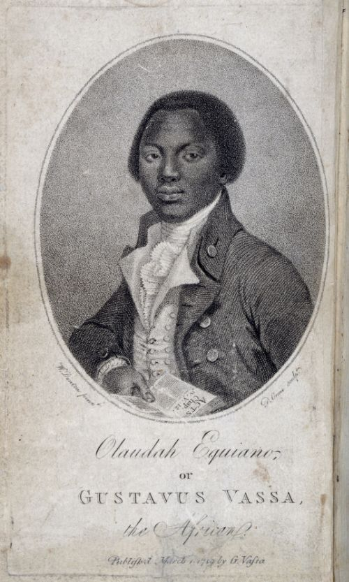 Illustration or portrait of Olaudah Equiano, abolitionist and writer