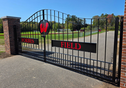 New gate made by NRK Welding LLC.