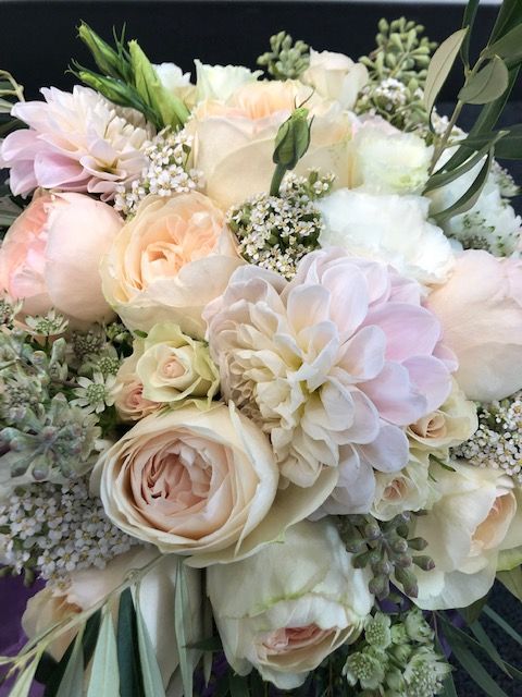 Pastel bride's bouquet