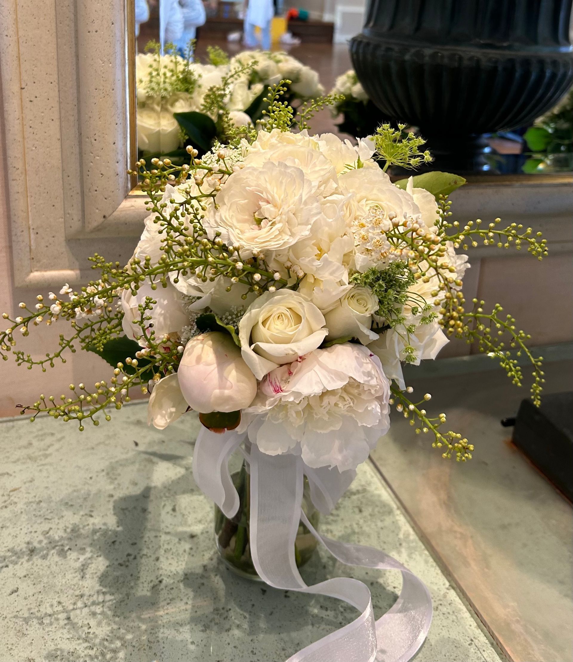 Classic white bridal bouquet