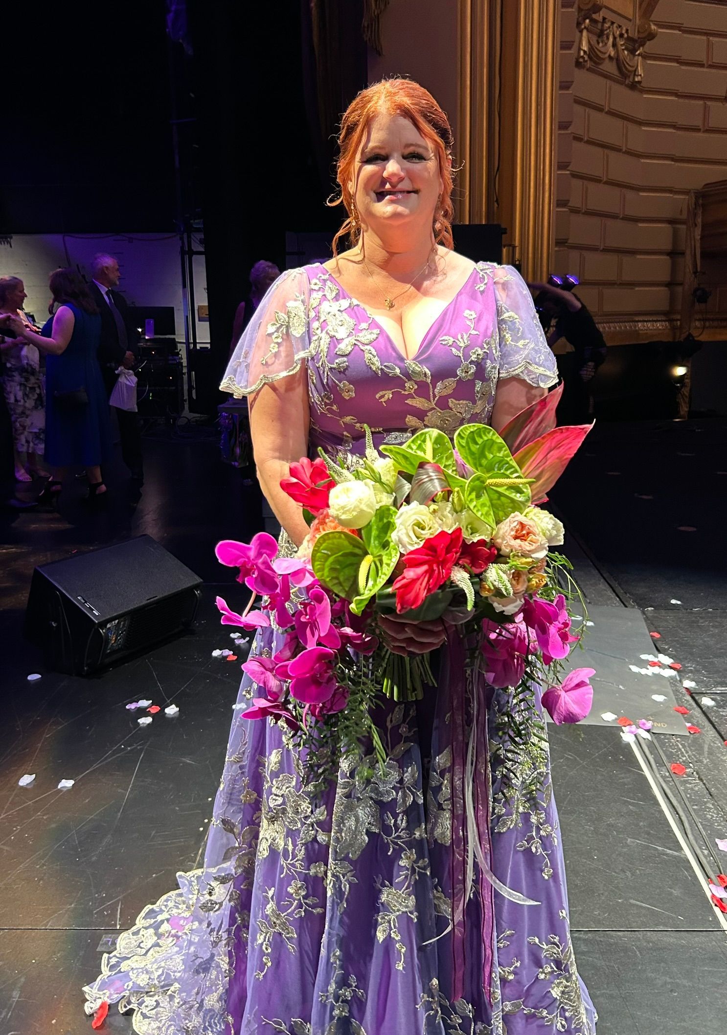 Tropical bridal bouquet