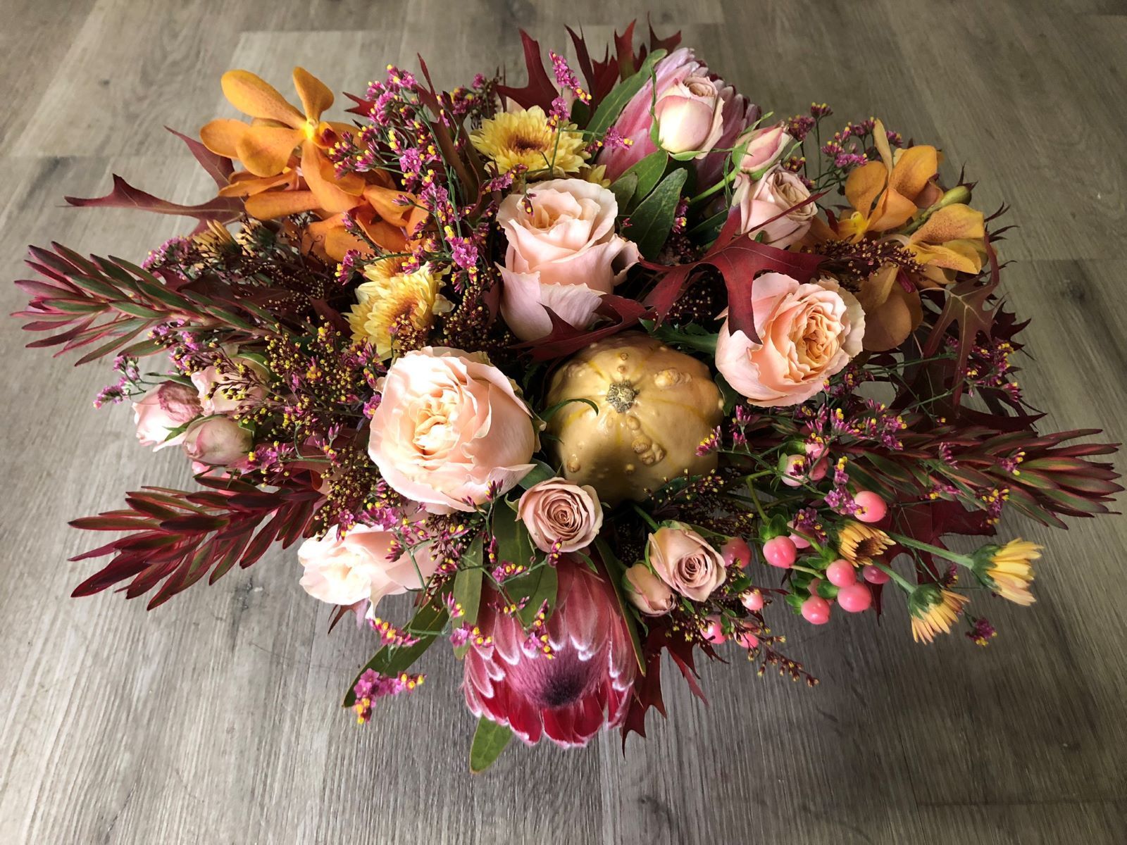 autumn flowers wedding