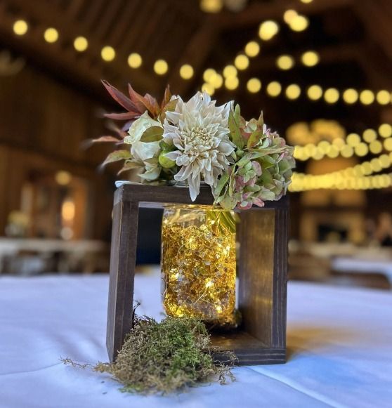 flower candle centerpieces weddings