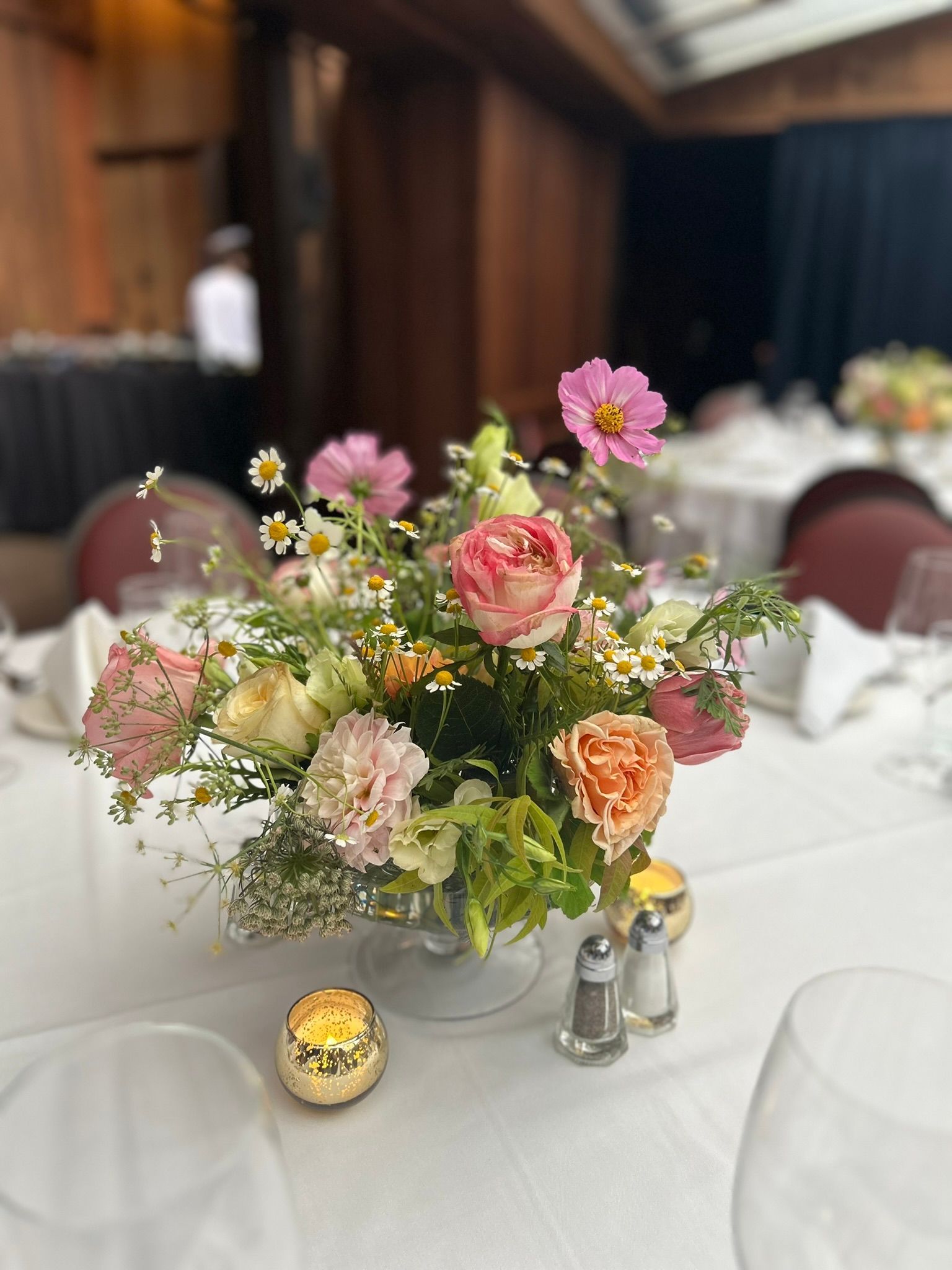 Wildflower centerpiece