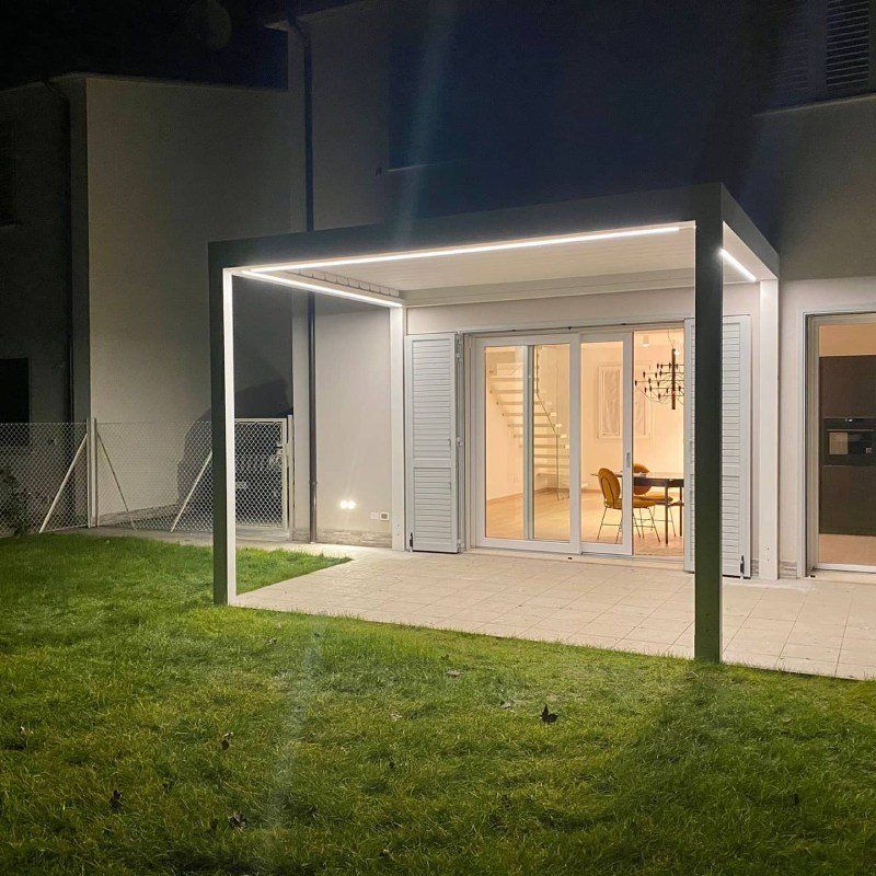 costruzione di pergole bioclimatiche