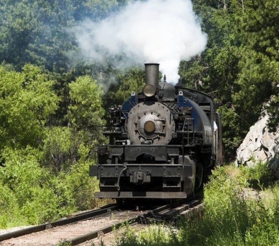 A train that has the number 6 on it