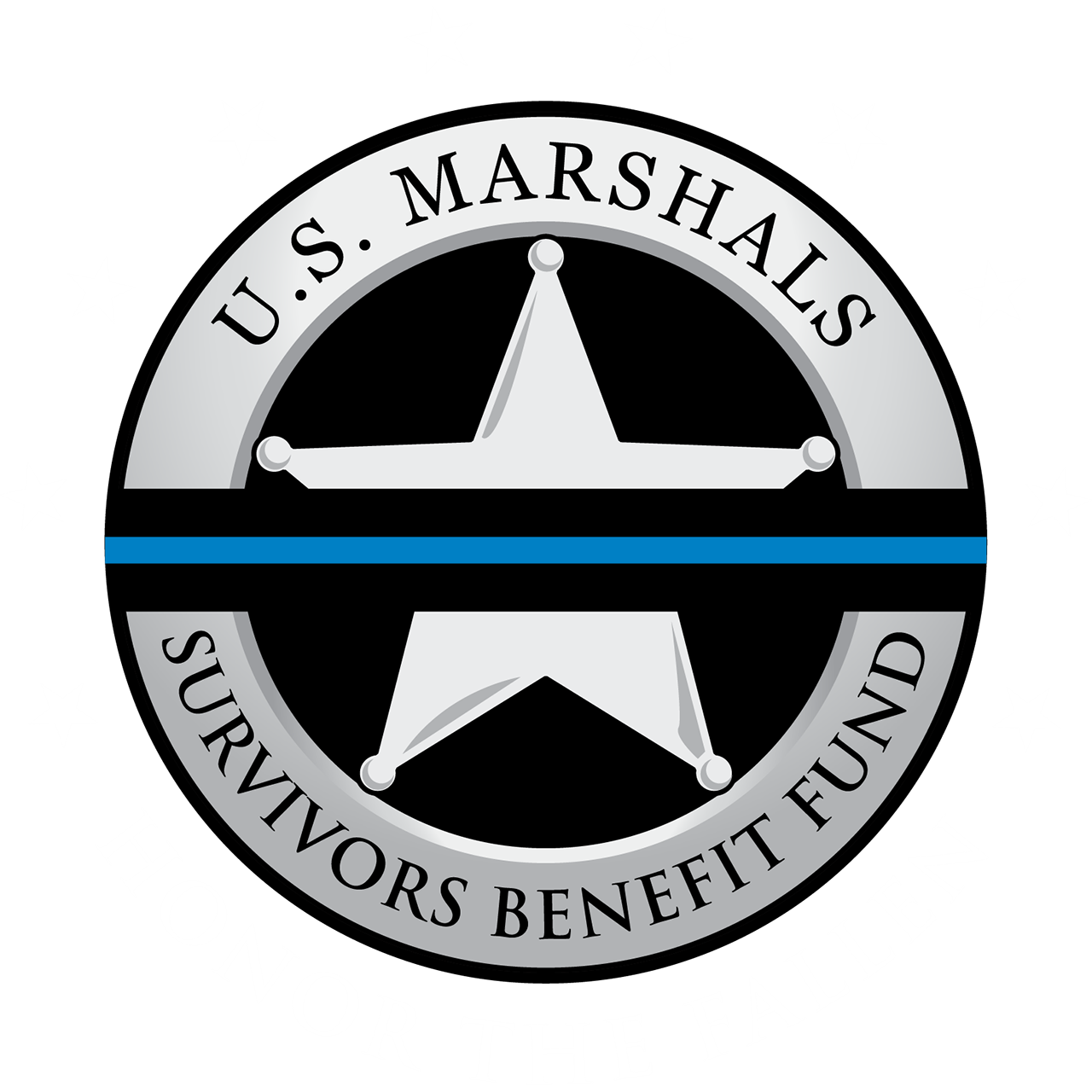 A logo for the u.s. marshals survivors benefit fund