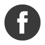 A white f in a black circle on a white background.