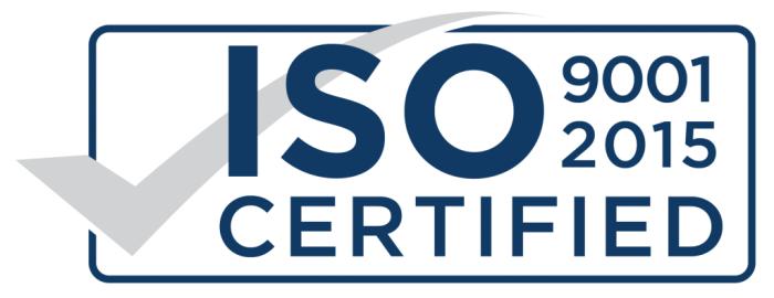 Iso certified logo