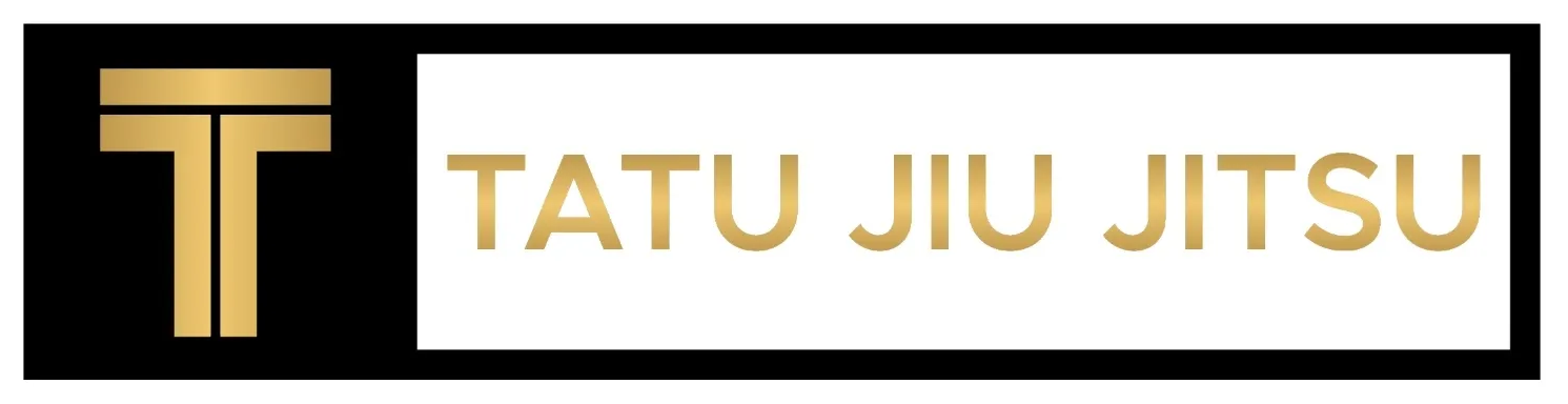 Logo for Tatu Jiu Jitsu; gold 