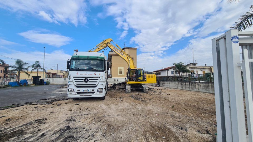 movimentazione inerti dopo demolizione