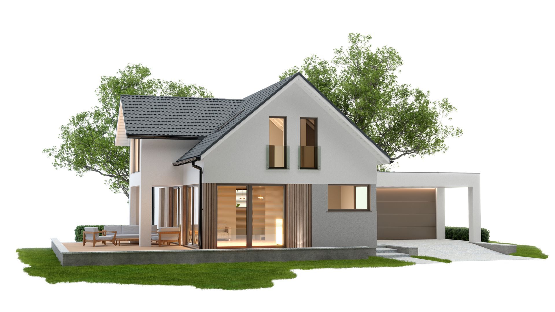 3D illustration House - Hervey Bay, QLD - Wide Bay Design Drafting