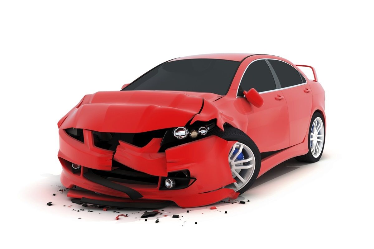 sports car in need of collision repair in Bryan and College Station, TX