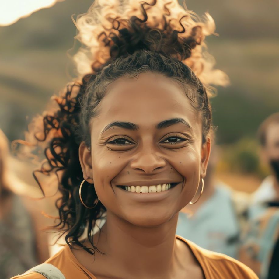 Smiling Ontario client after legal case resolution