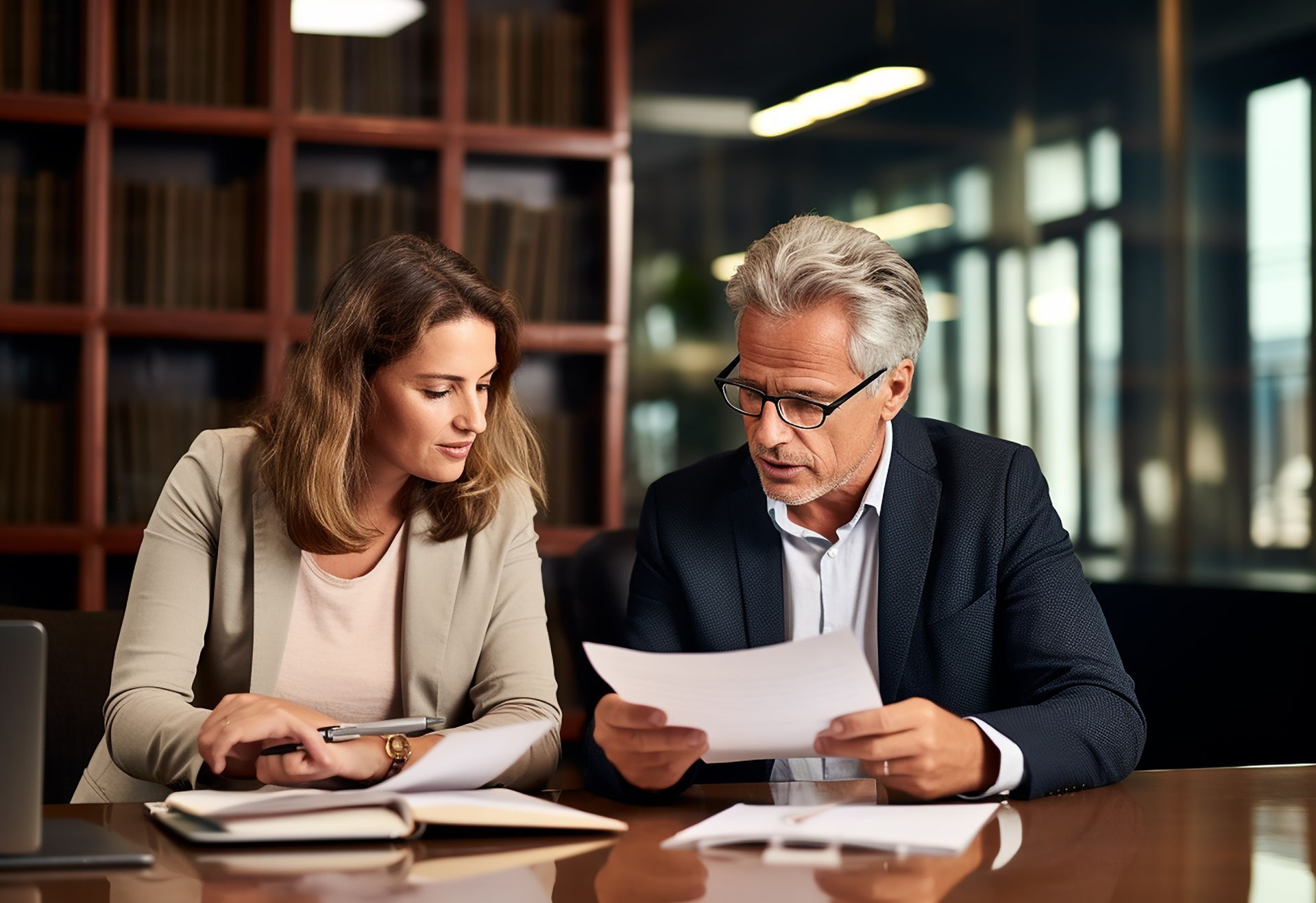 Ontario paralegal consulting with client about legal strategies to fight traffic tickets and protect driving record.
