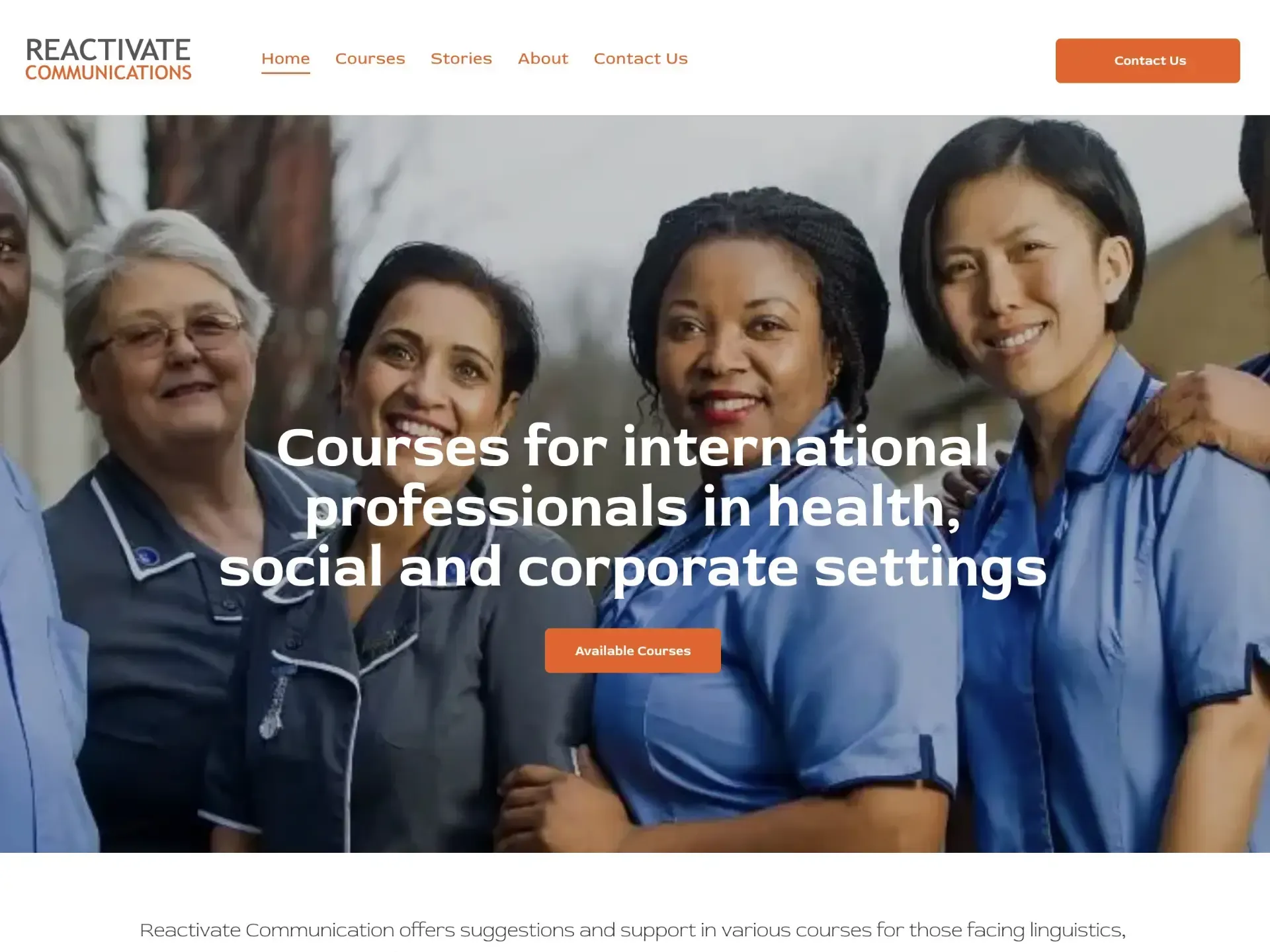 Eastleigh Web design for Reactivate Communications