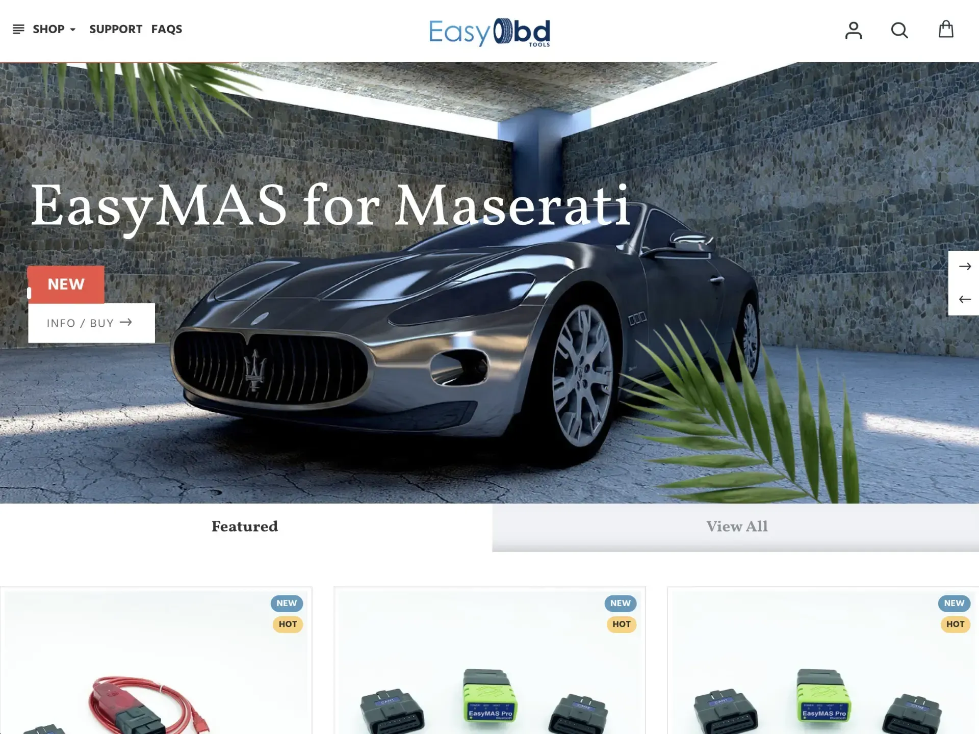web design southampton for EasyObd Tools
