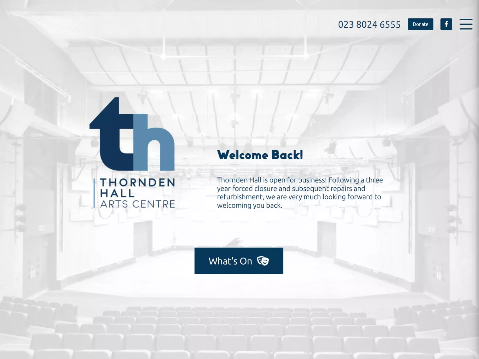 Website Design in Chandlers Ford for Thornden Hall