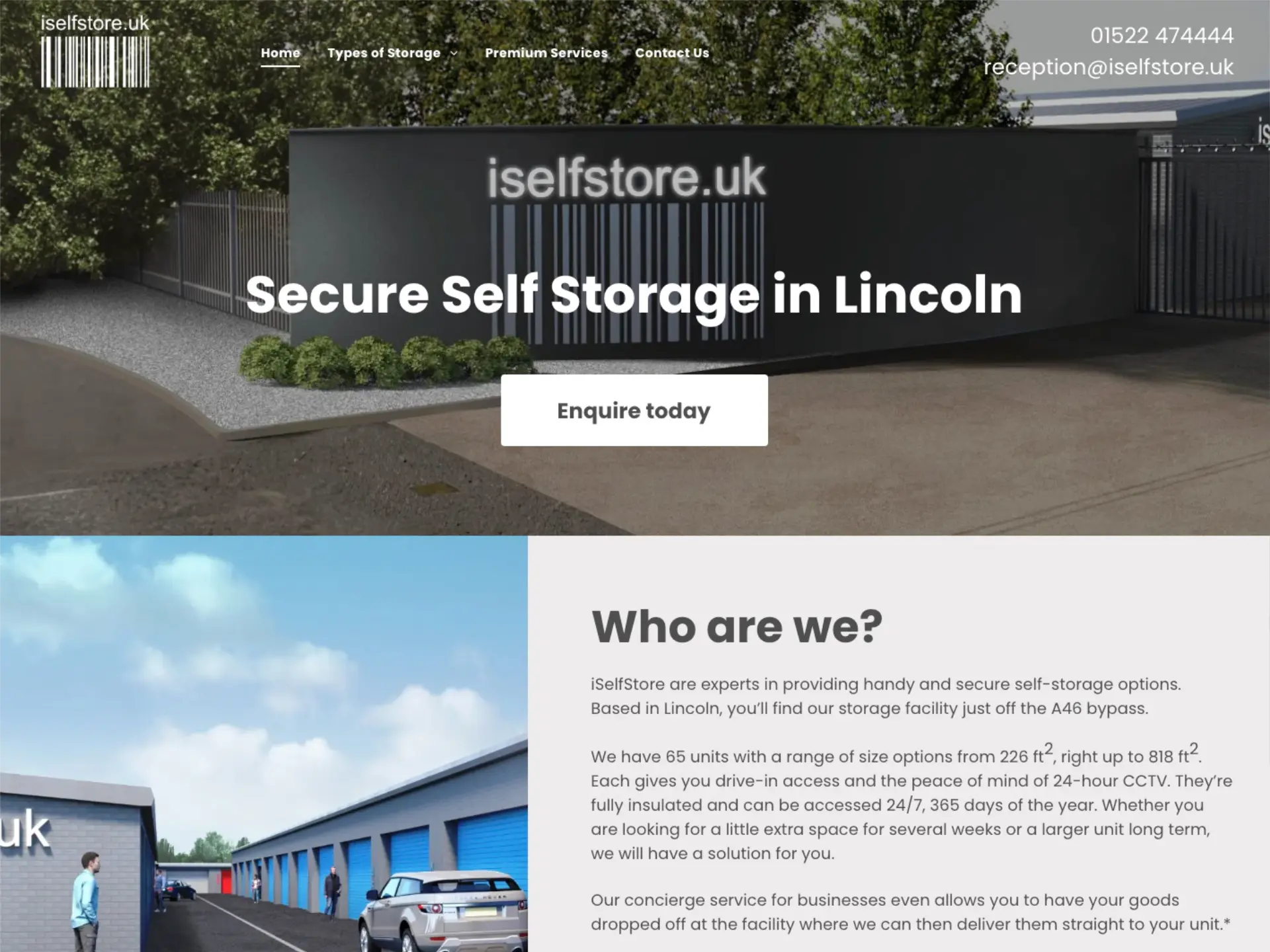 Website design in Lincoln for iSelfStore