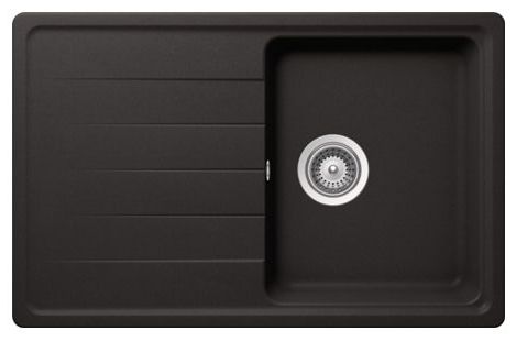 kitchen sink black granite