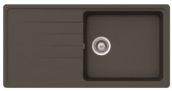 kitchen sink dark grey granite