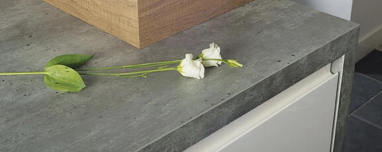 square edge worktop picture