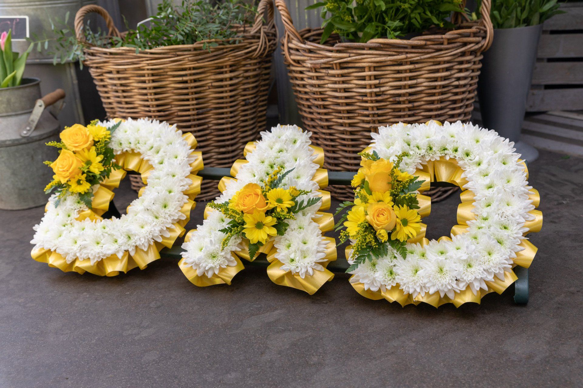 dad funeral flower Arrangement