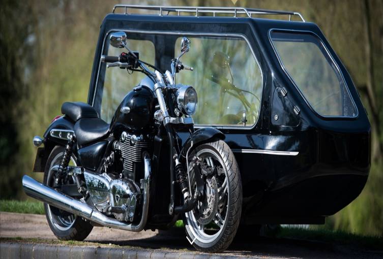 Triumph Thunderbird Motorcycle Hearse