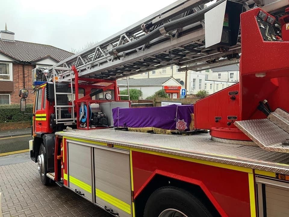 Fire Truck Funeral Car