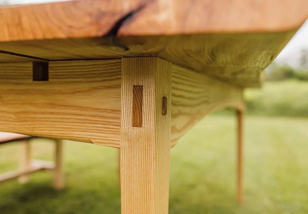 Dining Room Table, Dining Table, Custom Handcrafted Furniture in Massachusetts USA