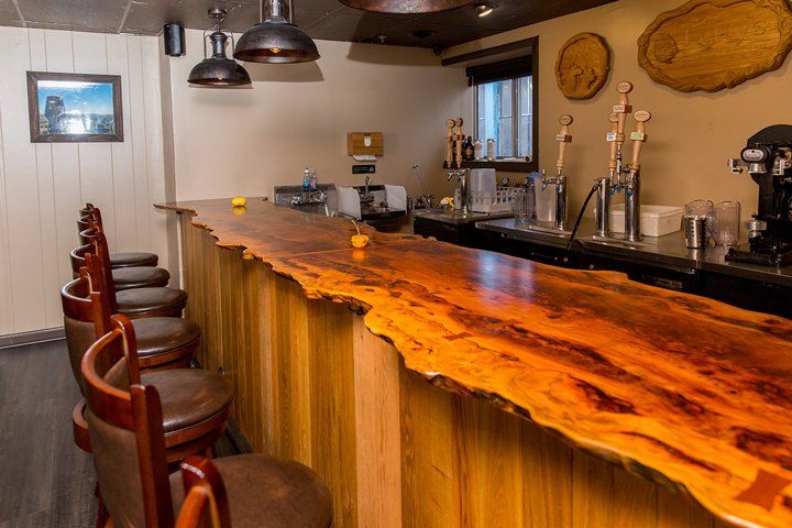 Bartops, bar, custom bartops, Woodworks, Custom Handcrafted Furniture in Massachusetts USA