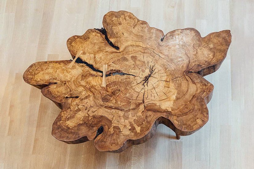 Coffee table, center table, Woodworks, Custom Handcrafted Furniture in Massachusetts USA