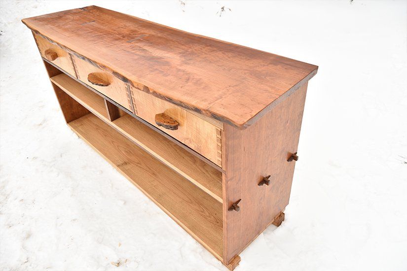 Console, Custom Handcrafted Furniture in Massachusetts USA