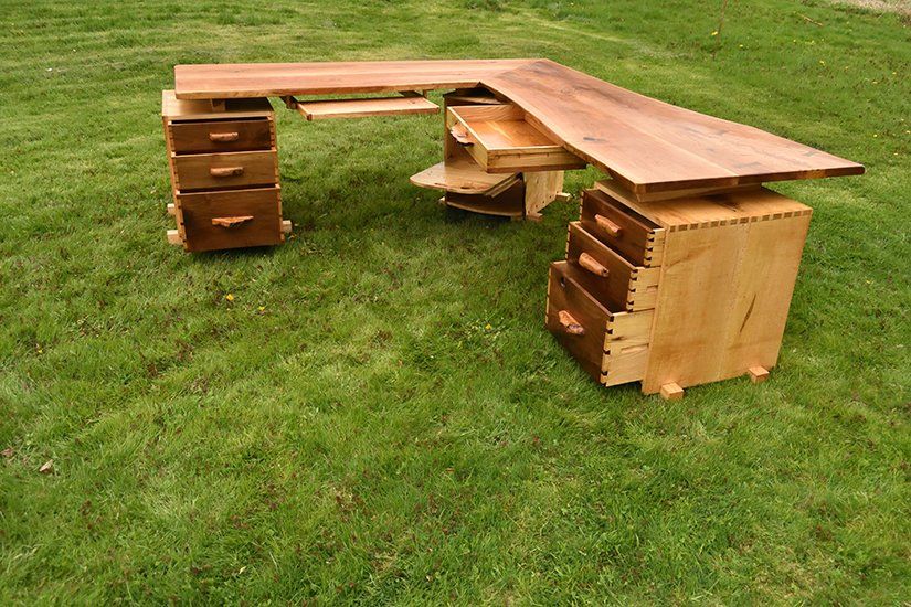 Desk, Custom Handcrafted Furniture in Massachusetts USA