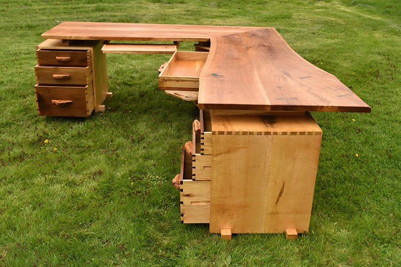 Desk, Custom Handcrafted Furniture in Massachusetts USA