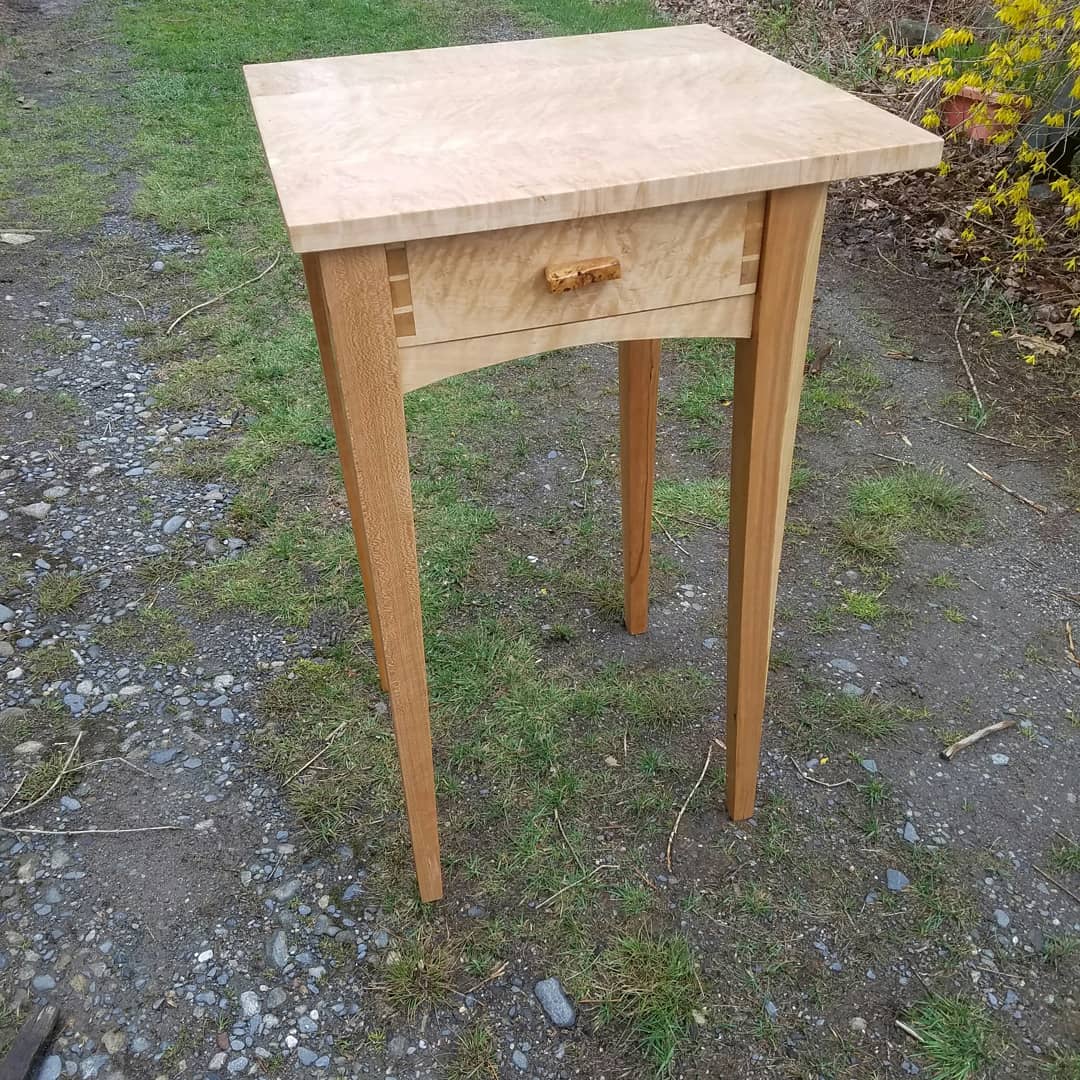 End Table, Custom Handcrafted Furniture in Massachusetts USA