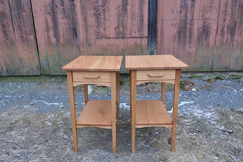 End Table, Custom Handcrafted Furniture in Massachusetts USA