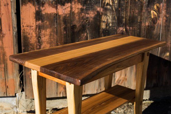 Hall Table, Custom Handcrafted Furniture in Massachusetts USA