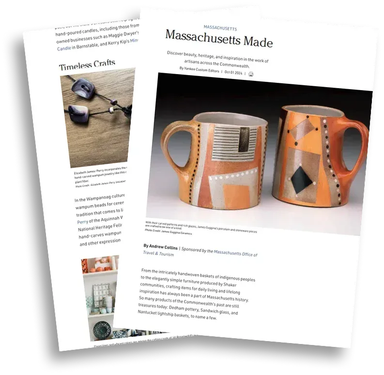 Featured in Yankee Magazine: A Look at Massachusetts Craftsmanship Featured in Yankee Magazine: A Look at Massachusetts Craftsmanship