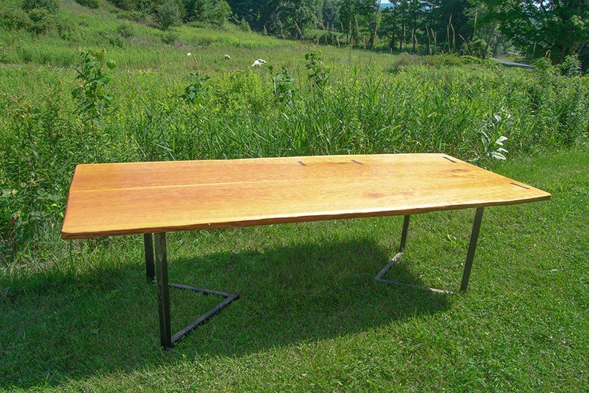 Metal base furniture, Custom Handcrafted Furniture in Massachusetts USA