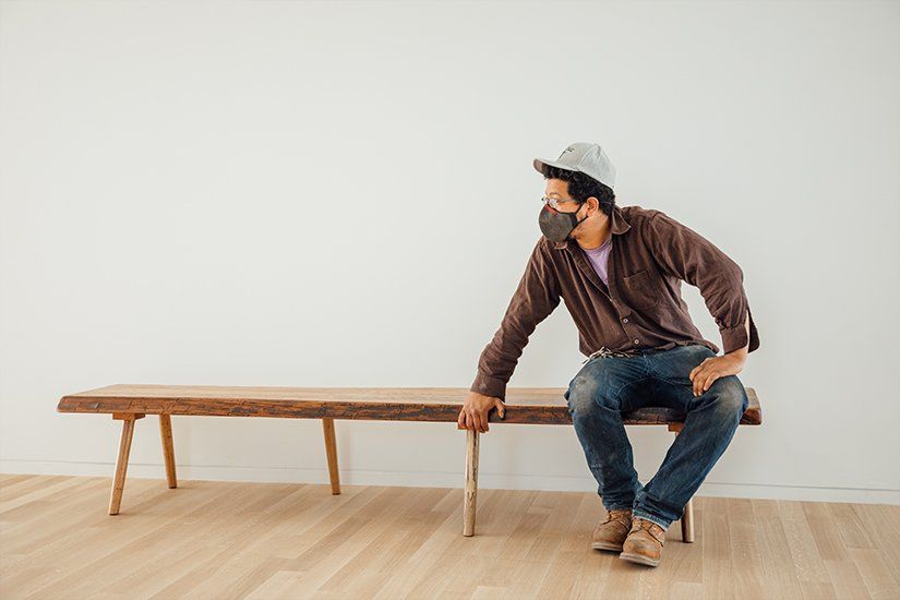 Stool, bench, Custom Handcrafted Furniture in Massachusetts USA